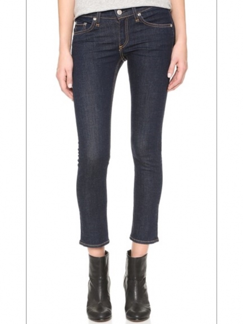 Rag & Bone Skinny Heritage Capri Jeans